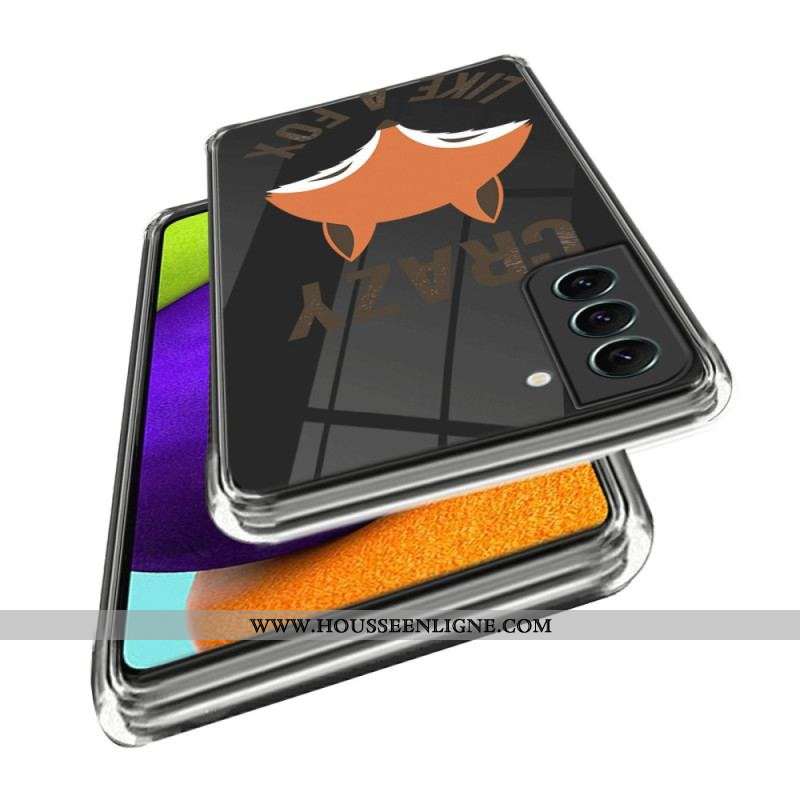 Coque Samsung Galaxy S23 5G Transparent Crazy Like a Fox