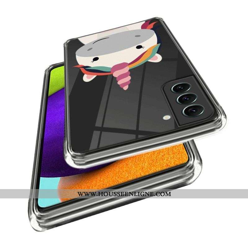 Coque Samsung Galaxy S23 5G Transparente Licorne