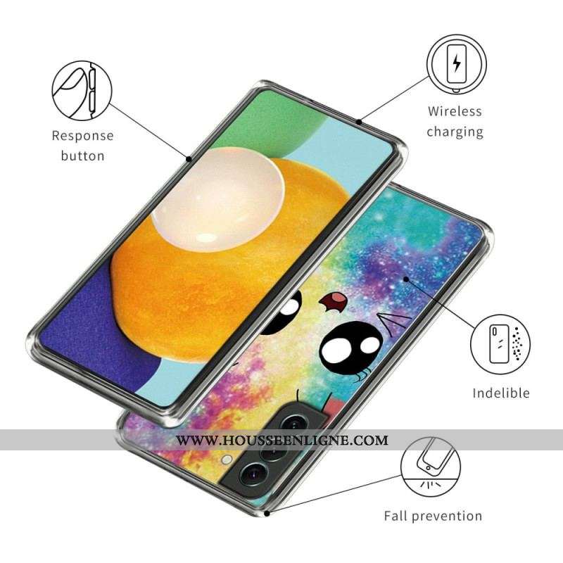 Coque Samsung Galaxy S23 Plus 5G Chat Graphique