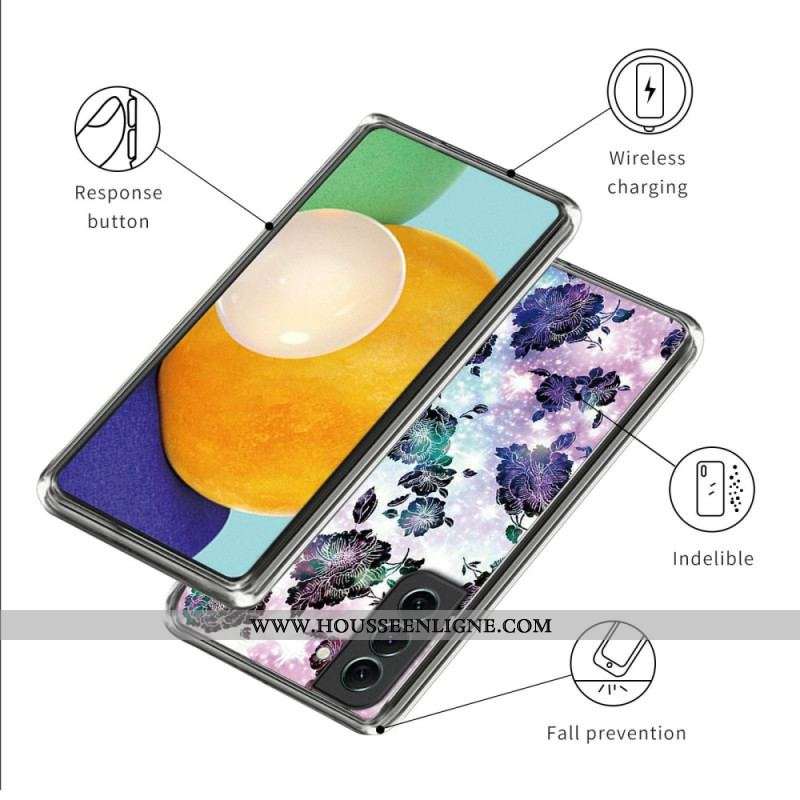 Coque Samsung Galaxy S23 Plus 5G Déclinaison Florale