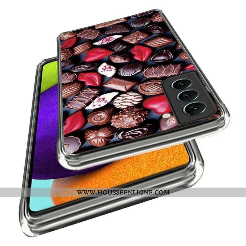 Coque Samsung Galaxy S23 Plus 5G Flexible Chocolat