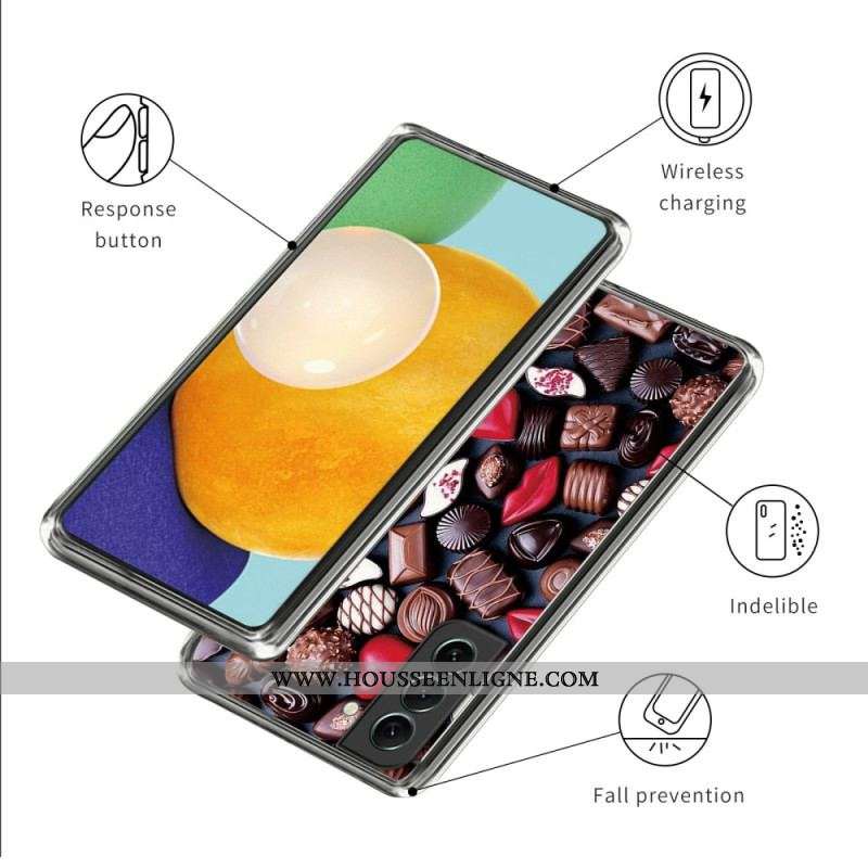 Coque Samsung Galaxy S23 Plus 5G Flexible Chocolat