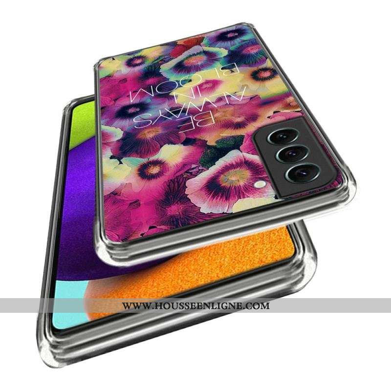 Coque Samsung Galaxy S23 Plus 5G Silicone Be Always in Bloom