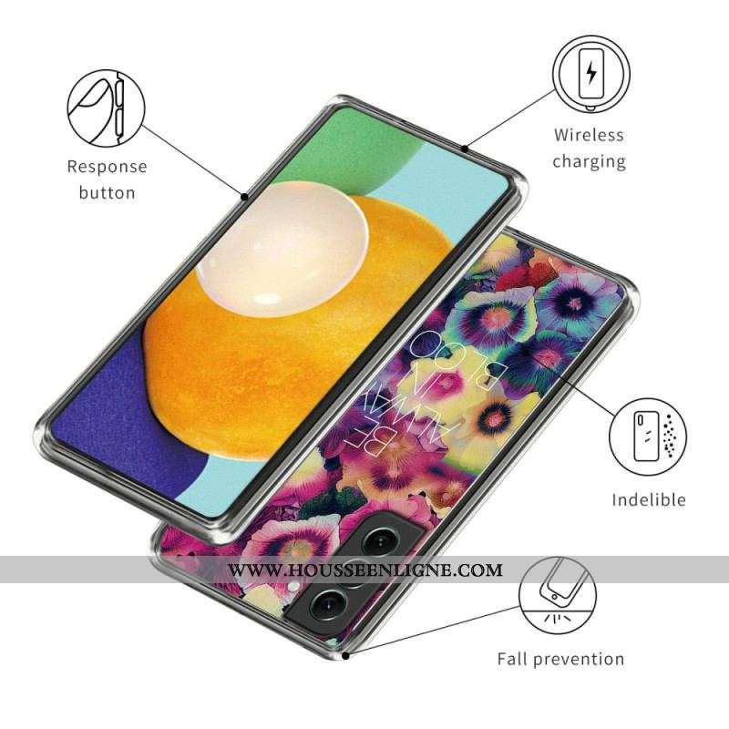 Coque Samsung Galaxy S23 Plus 5G Silicone Be Always in Bloom