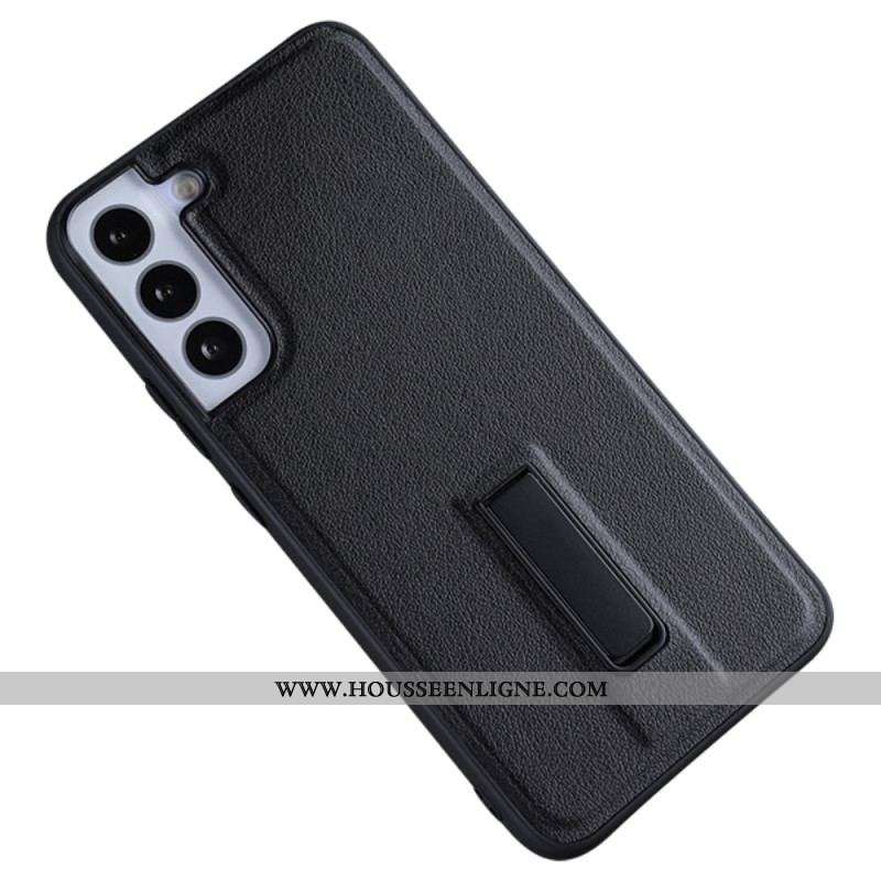 Coque Samsung Galaxy S23 Plus 5G Simili Cuir avec Support