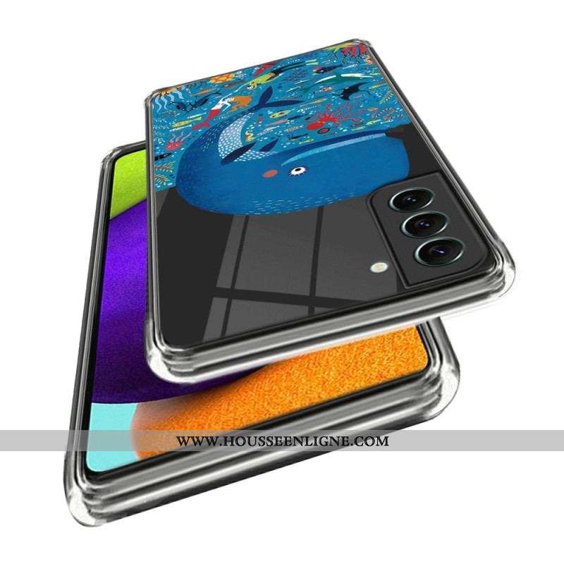 Coque Samsung Galaxy S23 Plus 5G Transparente Baleine