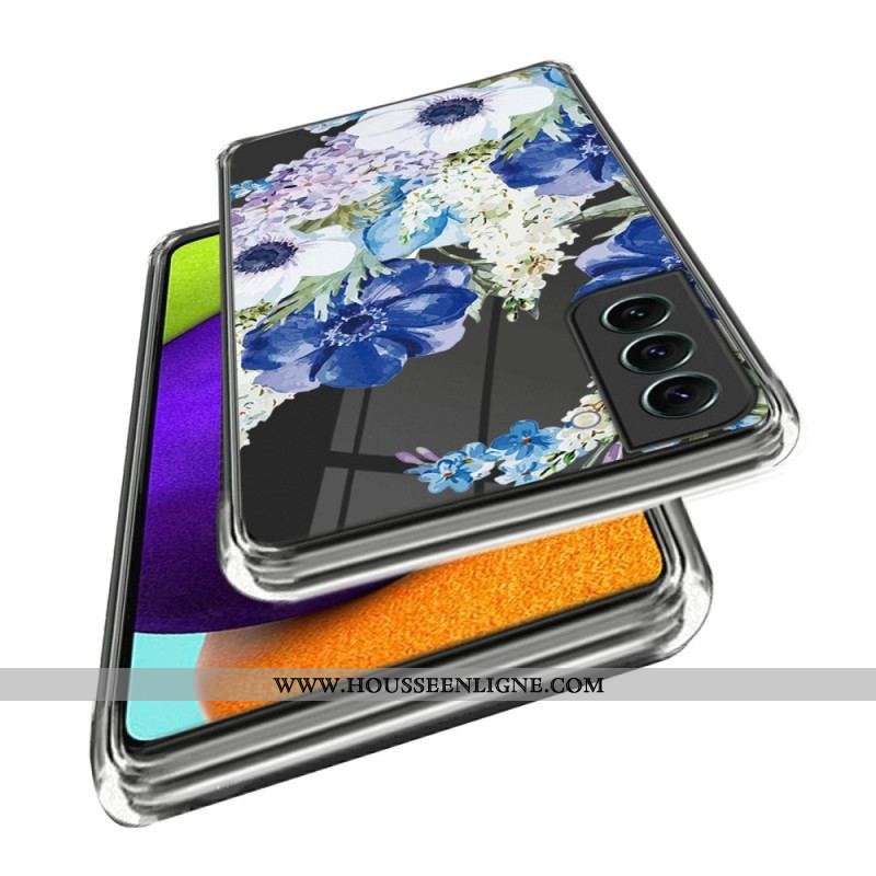 Coque Samsung Galaxy S23 Plus 5G Transparente Fleurs