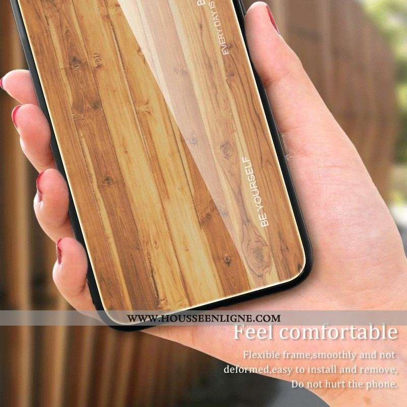 Coque Samsung Galaxy S23 Plus 5G Verre Trempé Design Bois