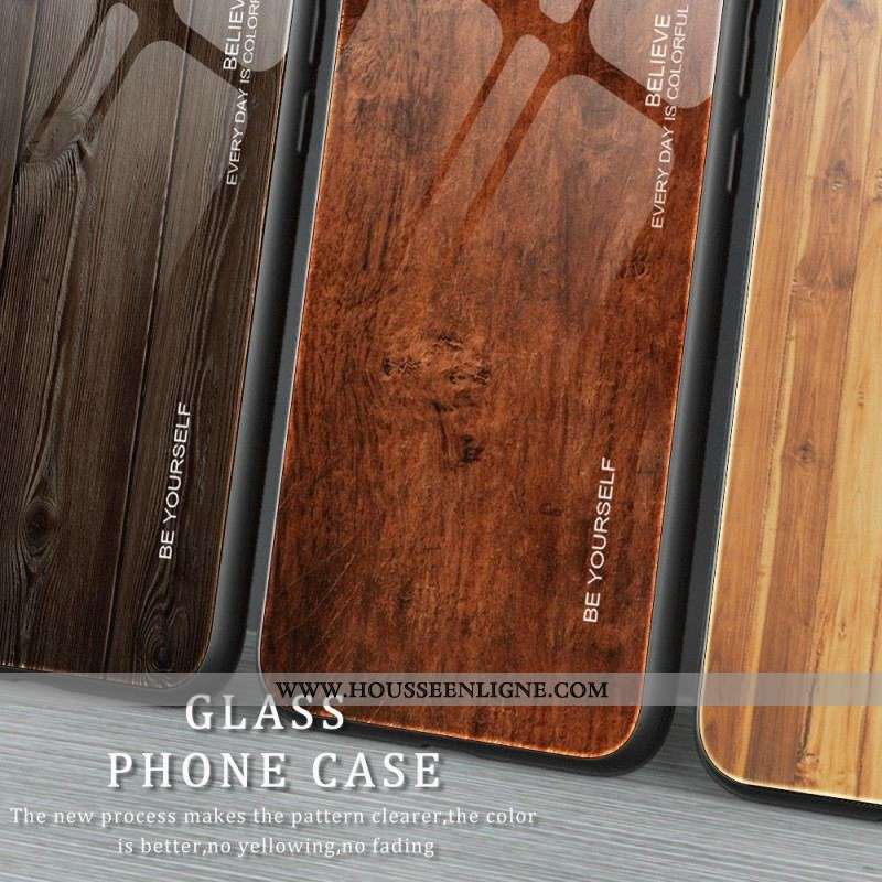 Coque Samsung Galaxy S23 Plus 5G Verre Trempé Design Bois