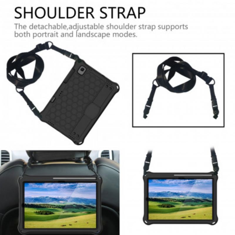 Coque Samsung Galaxy Tab A7 (2020) EVA Sangle-Support et Bandoulière