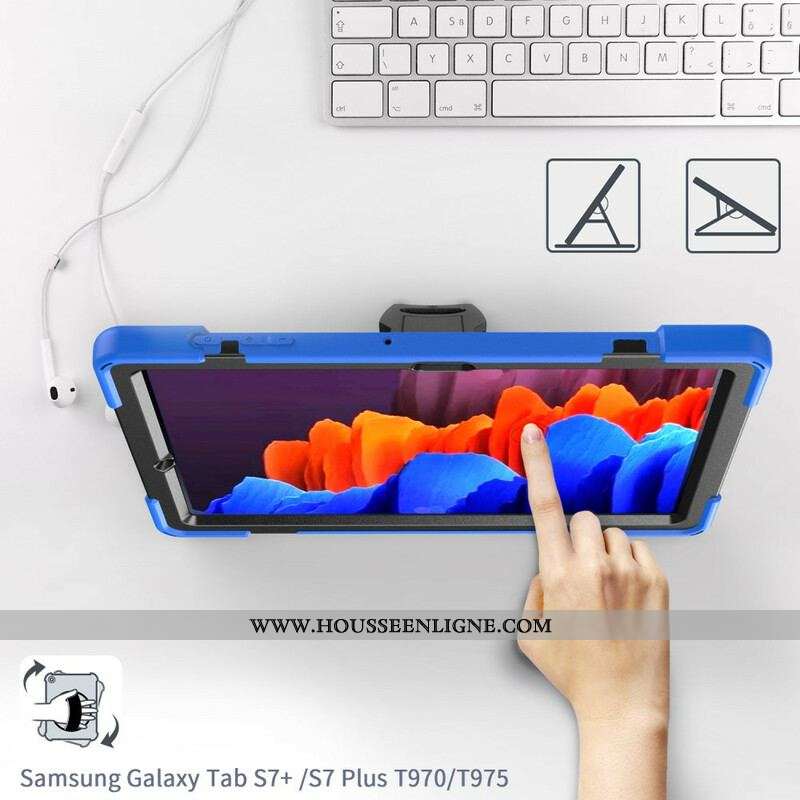 Coque Samsung Galaxy Tab S8 Plus / S7 Plus Ultra Résistante