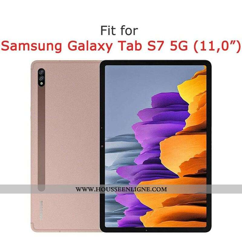 Coque Samsung Galaxy Tab S8 / Tab S7 Transparente Givrée