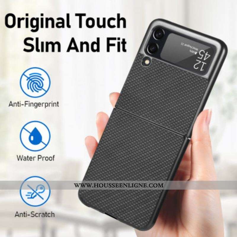 Coque Samsung Galaxy Z Flip 3 5G Fibre Carbone Texturée