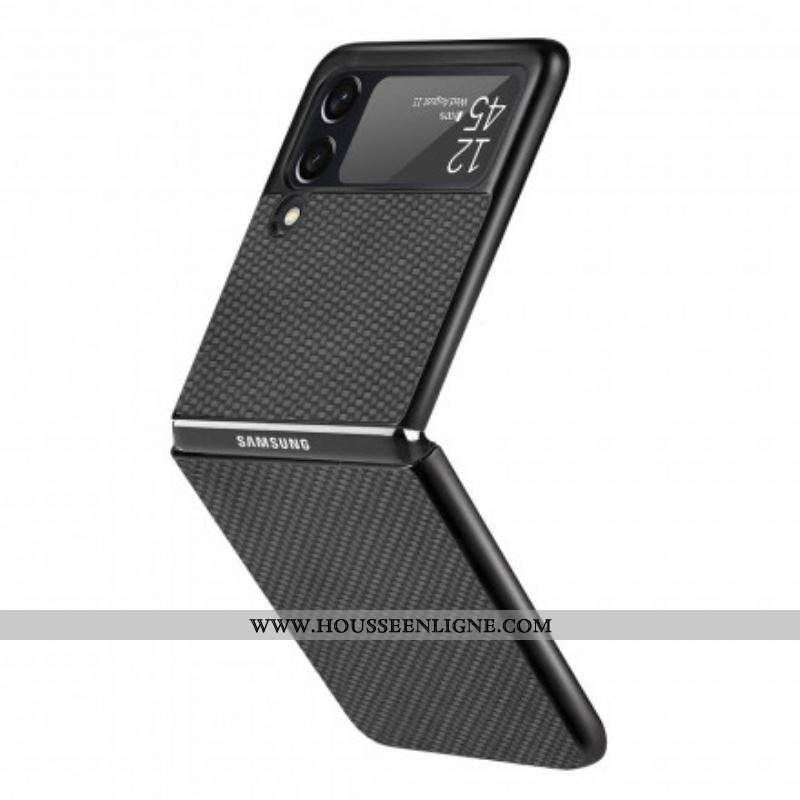 Coque Samsung Galaxy Z Flip 3 5G Fibre Carbone Texturée