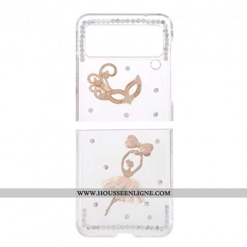 Coque Samsung Galaxy Z Flip 3 5G Pierres Précieuses Danseuse