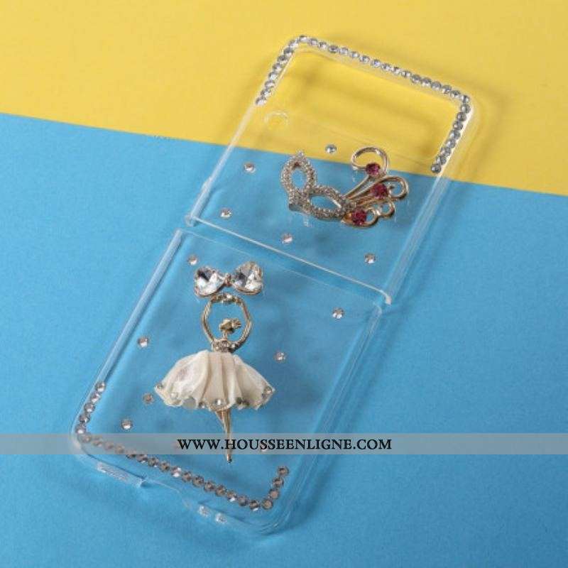 Coque Samsung Galaxy Z Flip 3 5G Pierres Précieuses Danseuse