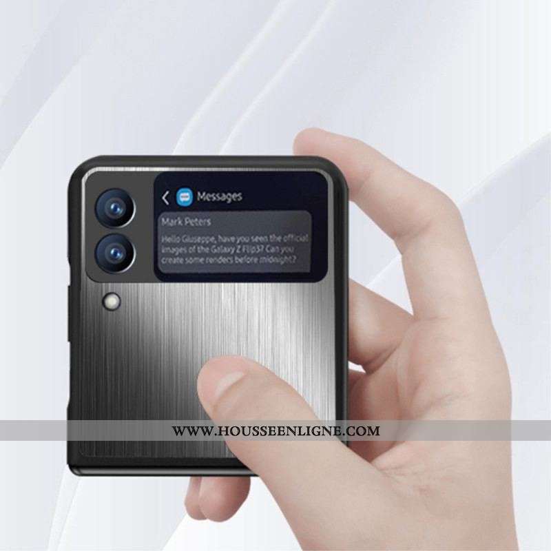 Coque Samsung Galaxy Z Flip 3 5G Stainless Brossé