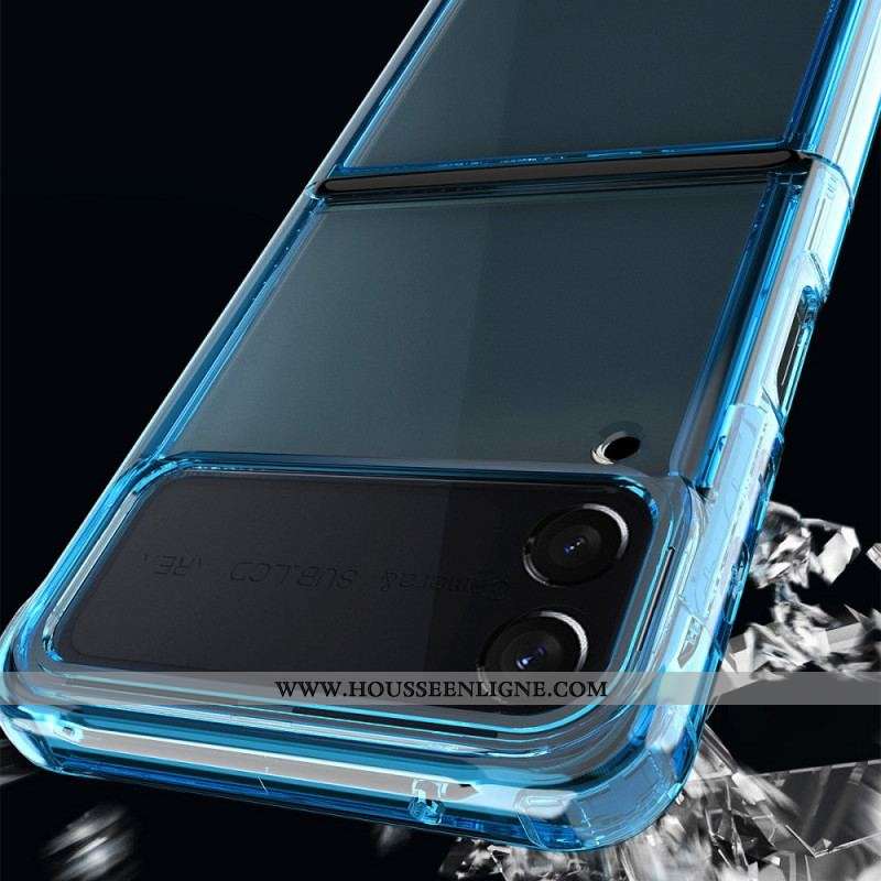 Coque Samsung Galaxy Z Flip 3 5G Transparente Colorée