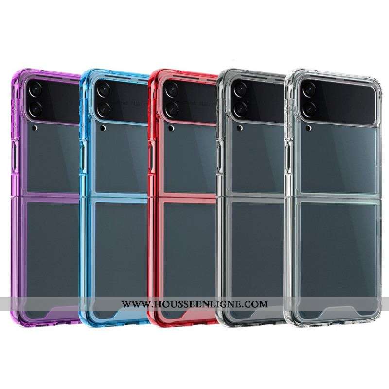 Coque Samsung Galaxy Z Flip 3 5G Transparente Colorée