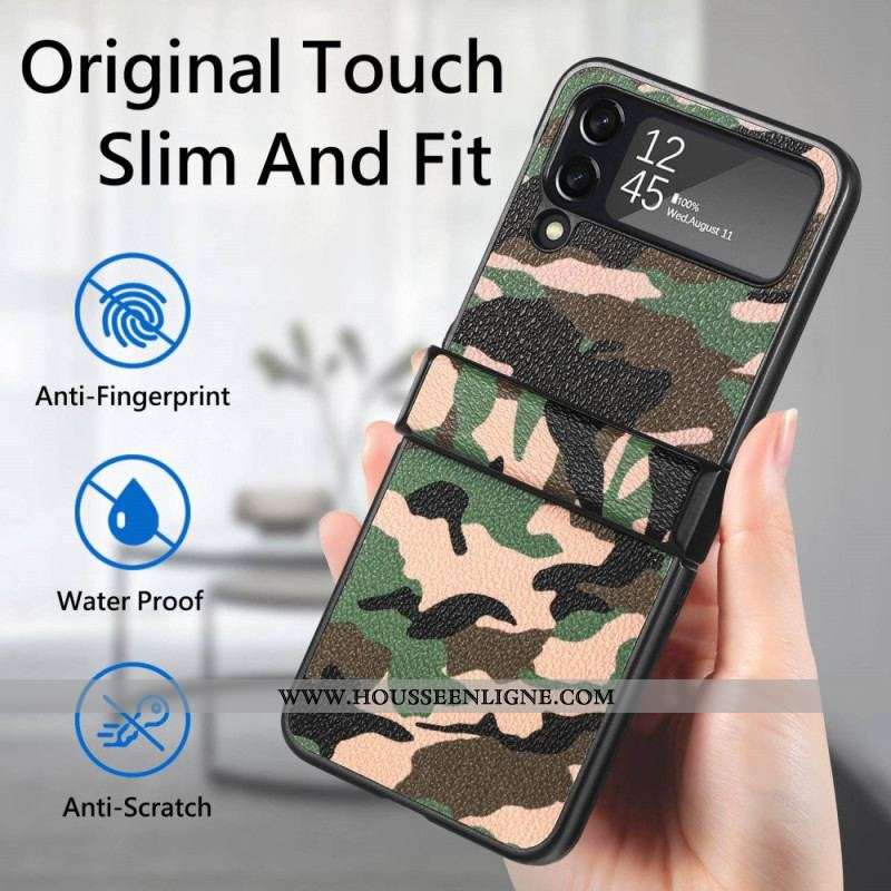 Coque Samsung Galaxy Z Flip 4 Camouflage Militaire