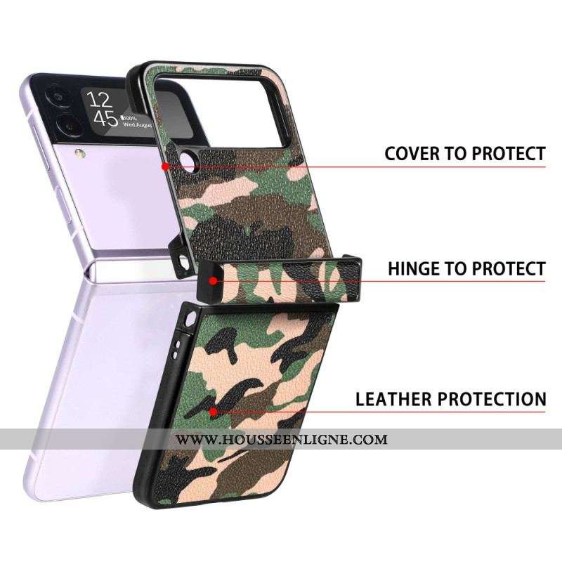 Coque Samsung Galaxy Z Flip 4 Camouflage Militaire