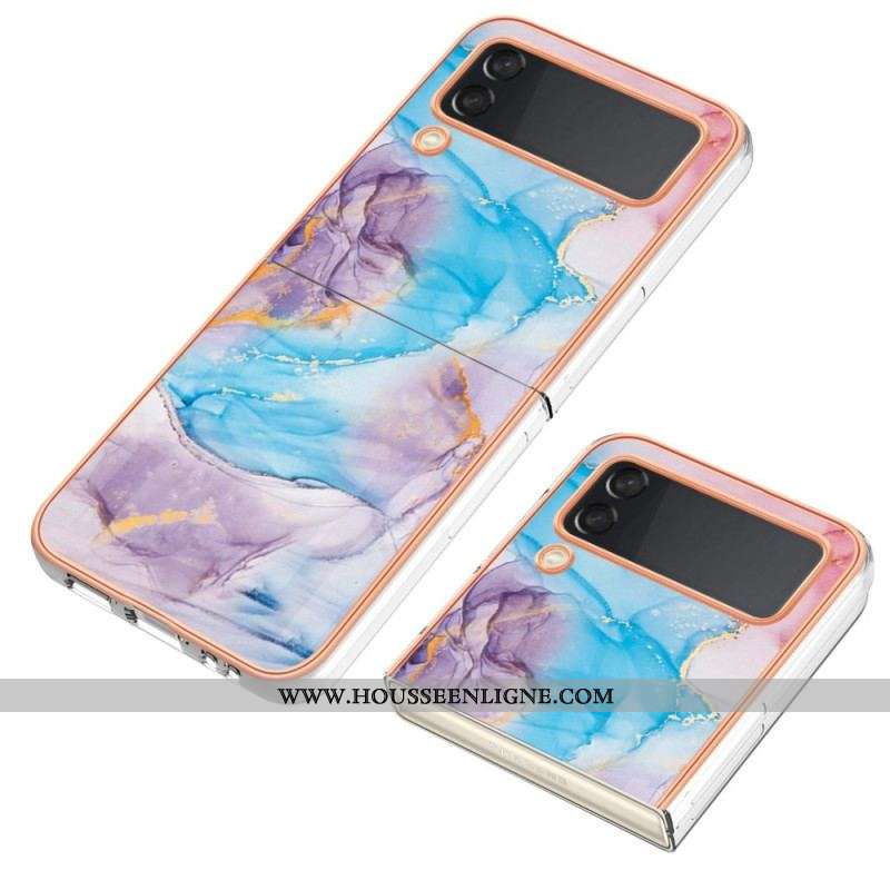 Coque Samsung Galaxy Z Flip 4 Design Marbre