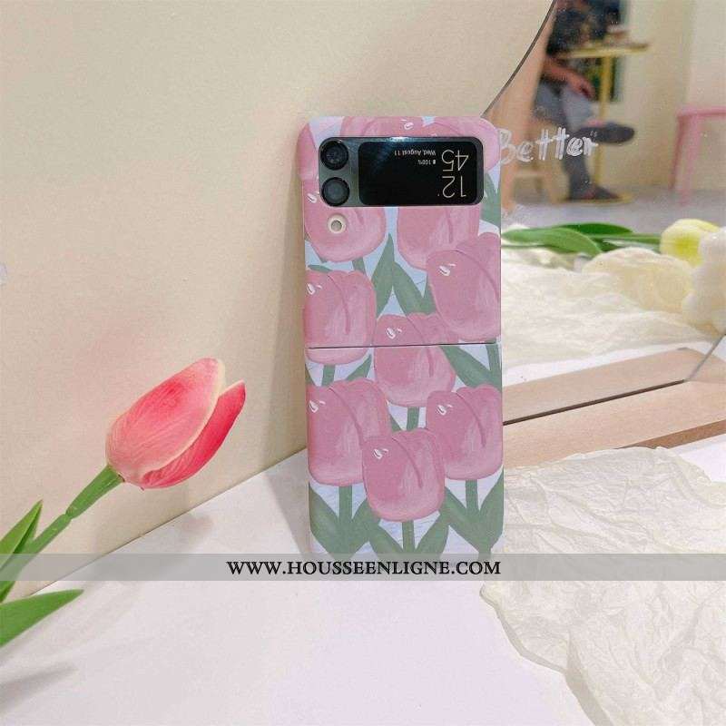 Coque Samsung Galaxy Z Flip 4 Fleurs