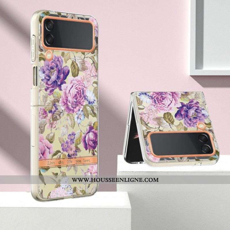 Coque Samsung Galaxy Z Flip 4 Florale