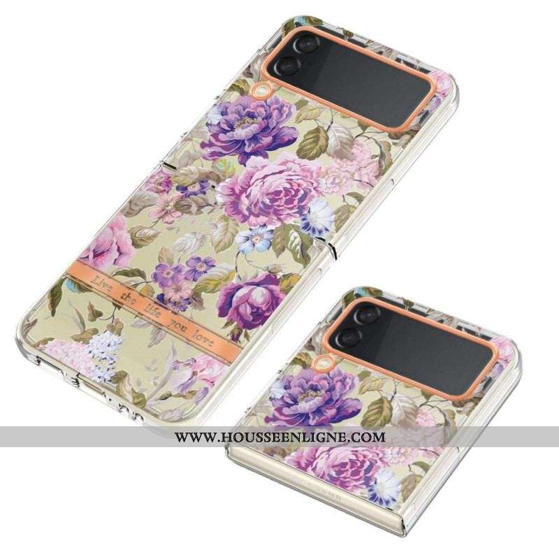 Coque Samsung Galaxy Z Flip 4 Florale