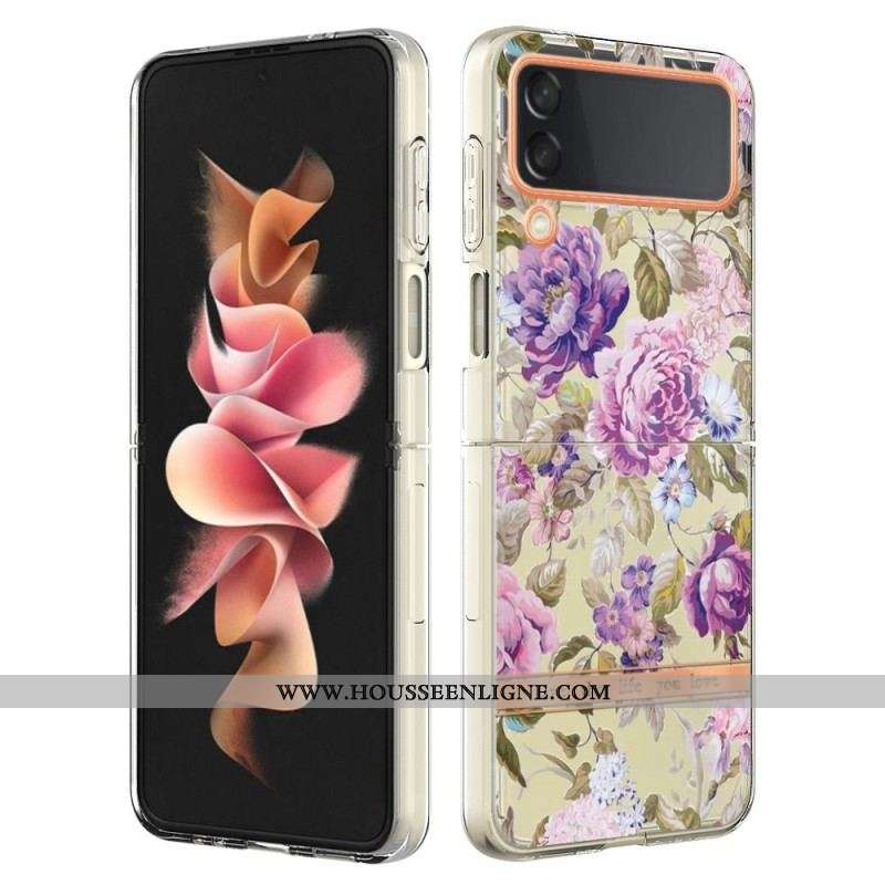 Coque Samsung Galaxy Z Flip 4 Florale