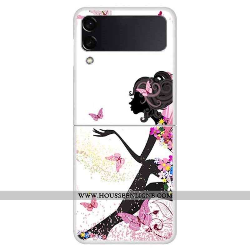 Coque Samsung Galaxy Z Flip 4 Fée Fleurie