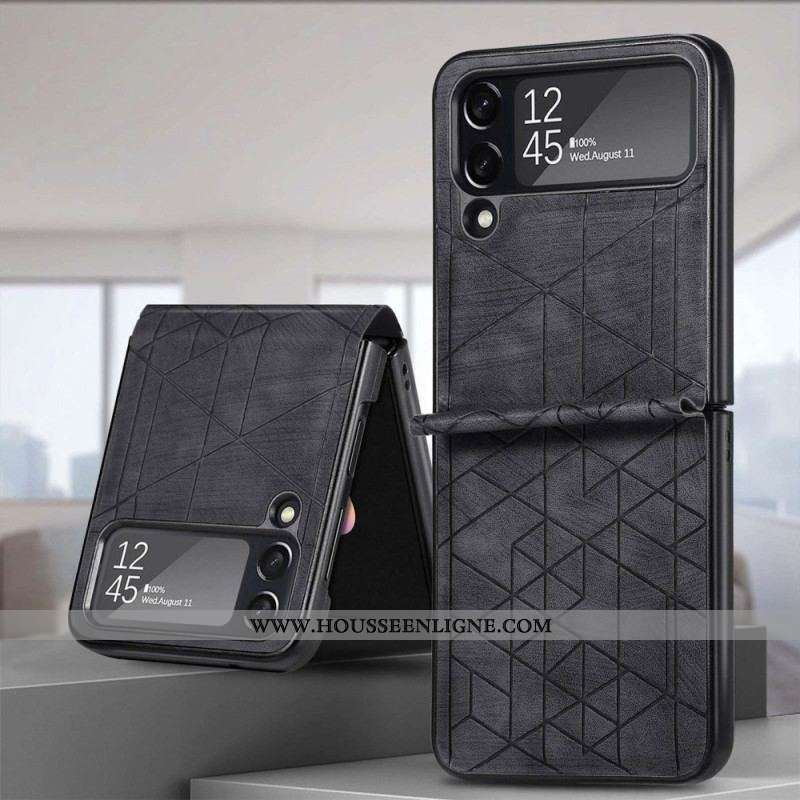 Coque Samsung Galaxy Z Flip 4 Lignes Géométriques