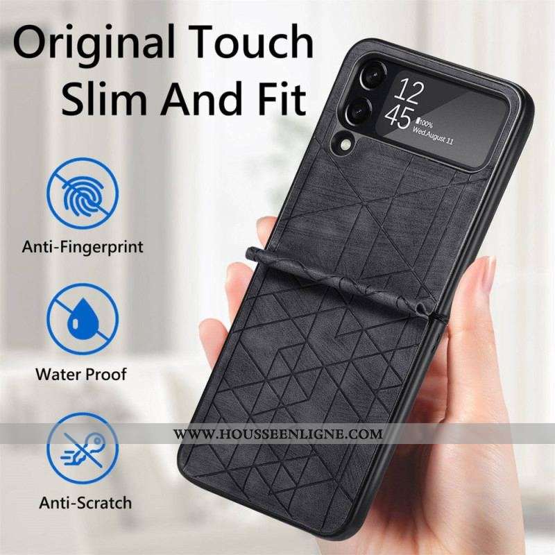 Coque Samsung Galaxy Z Flip 4 Lignes Géométriques