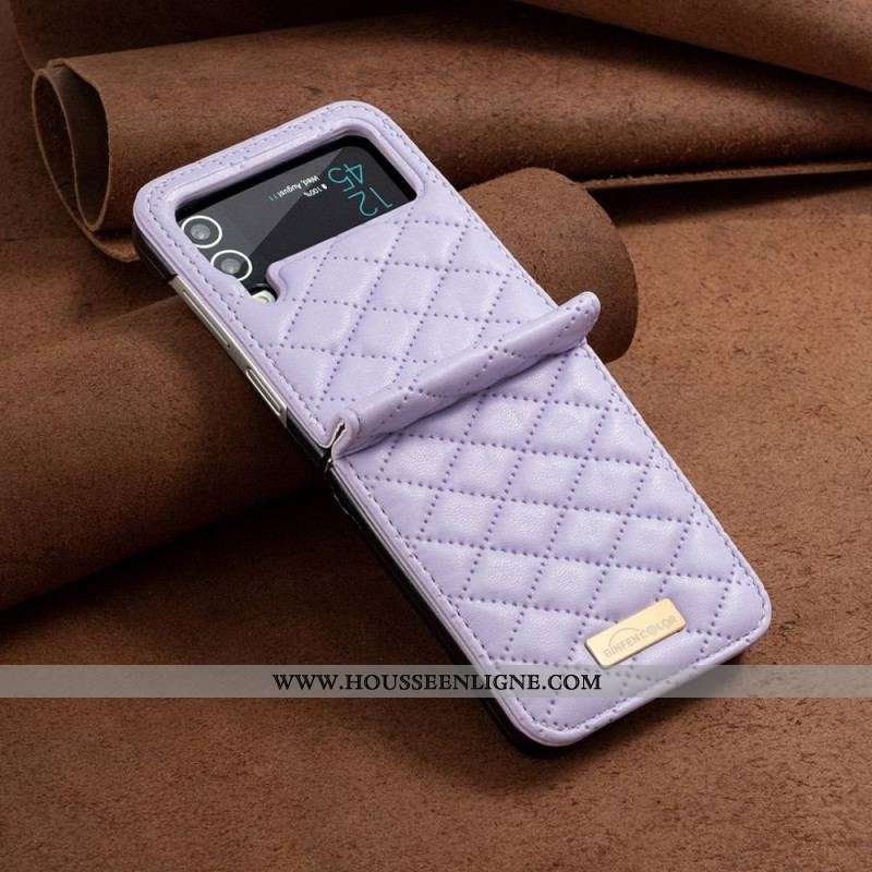 Coque Samsung Galaxy Z Flip 4 Matelassée Binfen Color