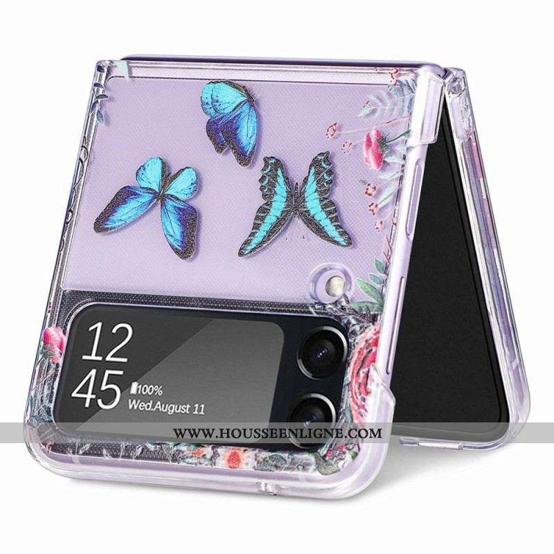 Coque Samsung Galaxy Z Flip 4 Multiples Papillons