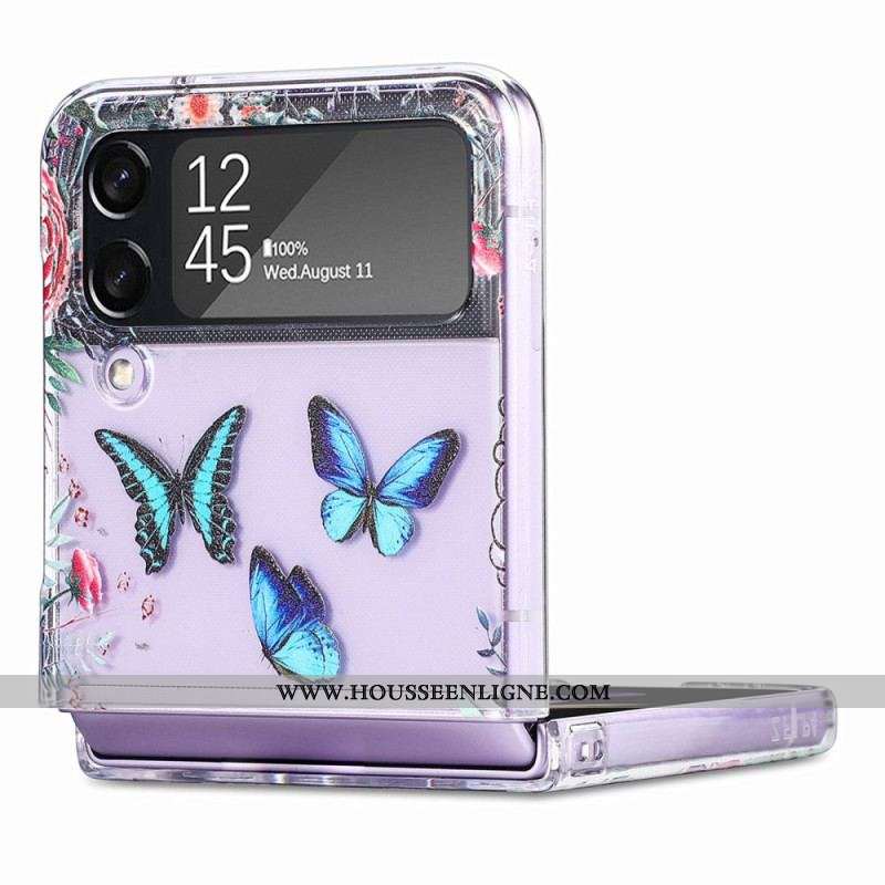 Coque Samsung Galaxy Z Flip 4 Multiples Papillons