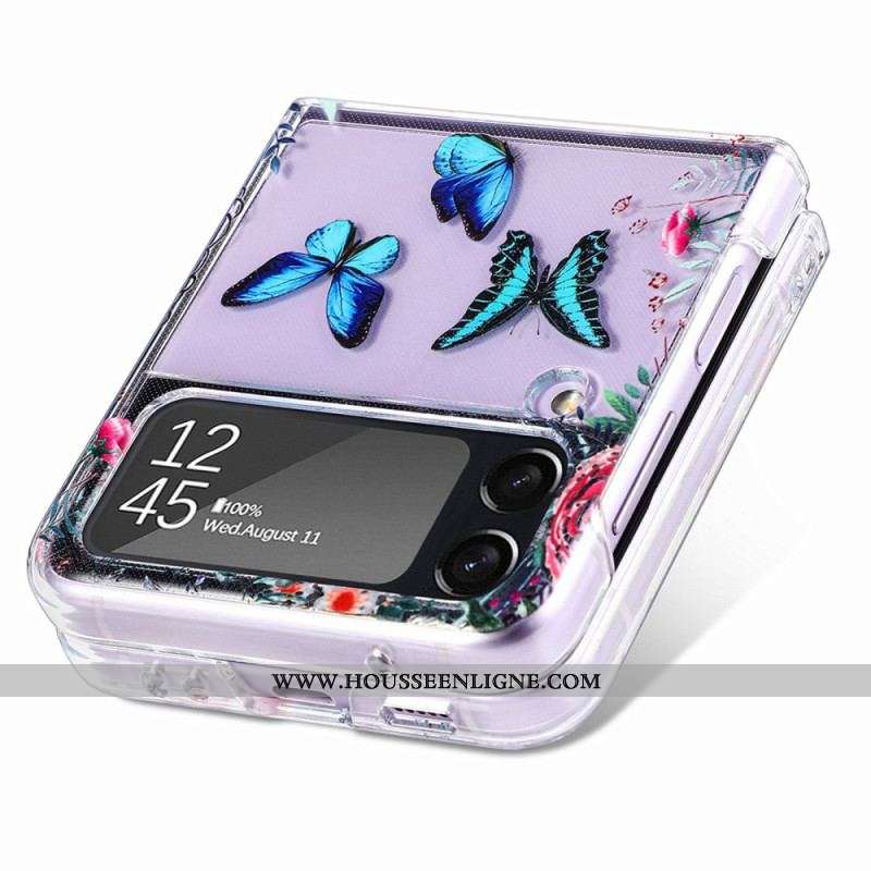 Coque Samsung Galaxy Z Flip 4 Multiples Papillons