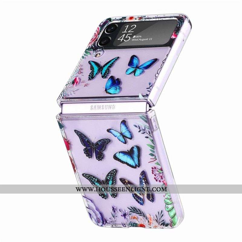 Coque Samsung Galaxy Z Flip 4 Multiples Papillons