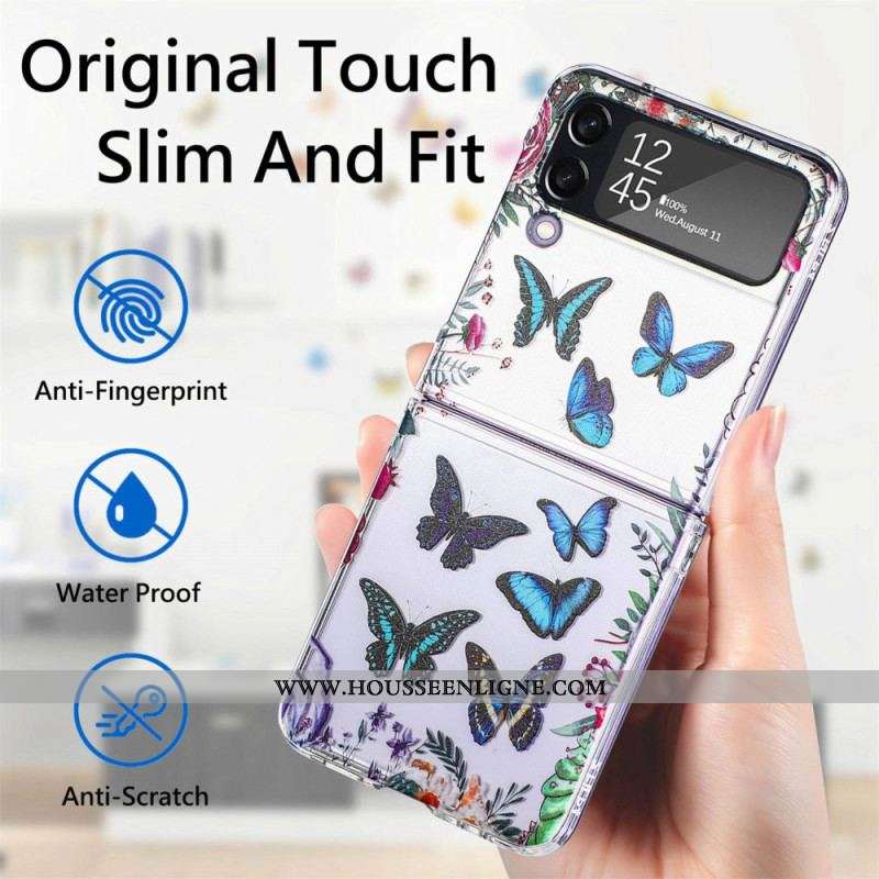 Coque Samsung Galaxy Z Flip 4 Multiples Papillons