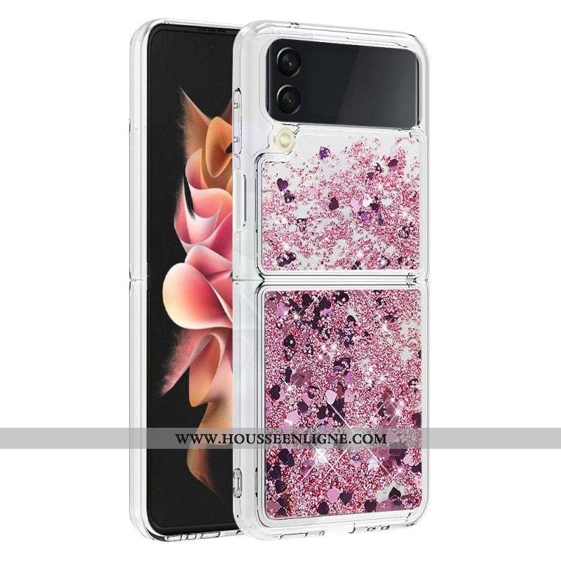 Coque Samsung Galaxy Z Flip 4 Paillettes Colorées