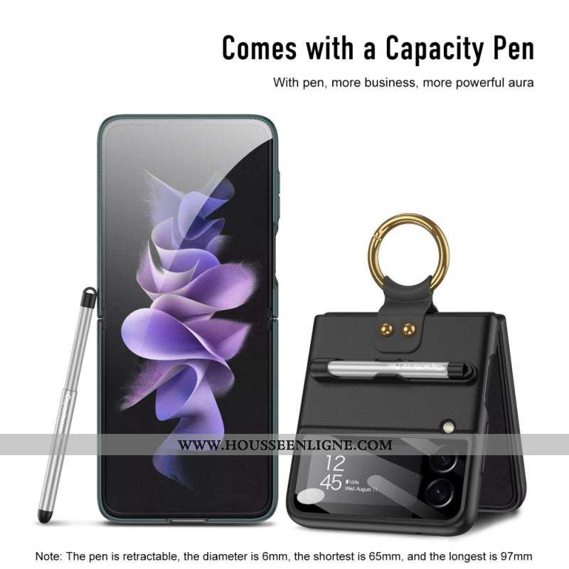 Coque Samsung Galaxy Z Flip 4 Protection Complète Porte-Stylet