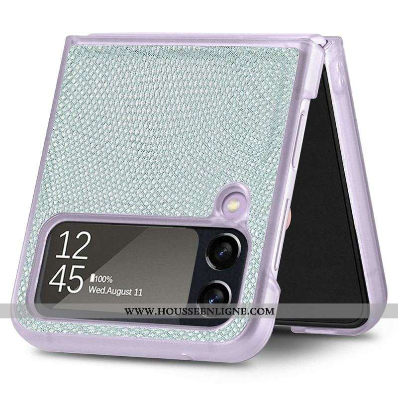 Coque Samsung Galaxy Z Flip 4 Style Serpent sur Silicone Transparent