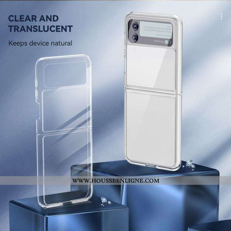 Coque Samsung Galaxy Z Flip 4 Transparente Anti-Jaunissement