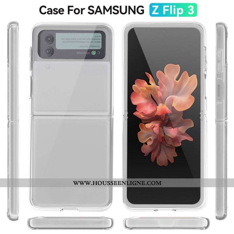 Coque Samsung Galaxy Z Flip 4 Transparente Anti-Jaunissement