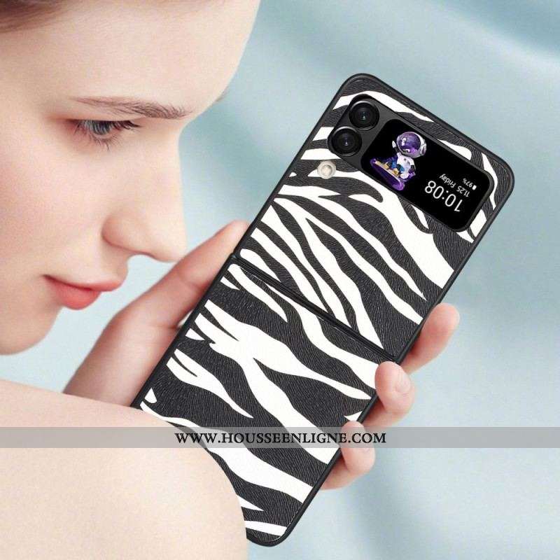 Coque Samsung Galaxy Z Flip 4 Zèbre