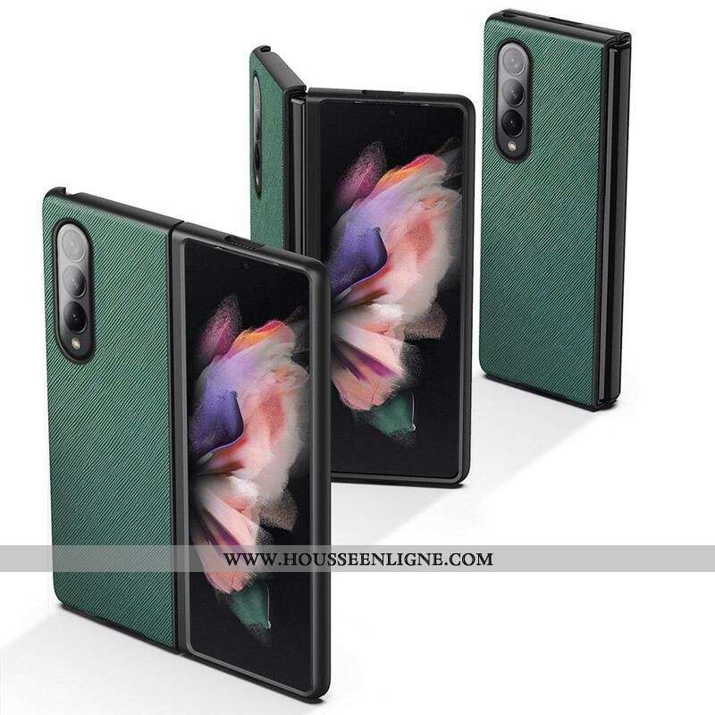 Coque Samsung Galaxy Z Fold 3 5G Cuir Texturé