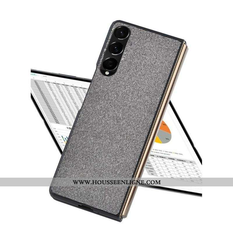 Coque Samsung Galaxy Z Fold 3 5G Effet Cuir Texturé