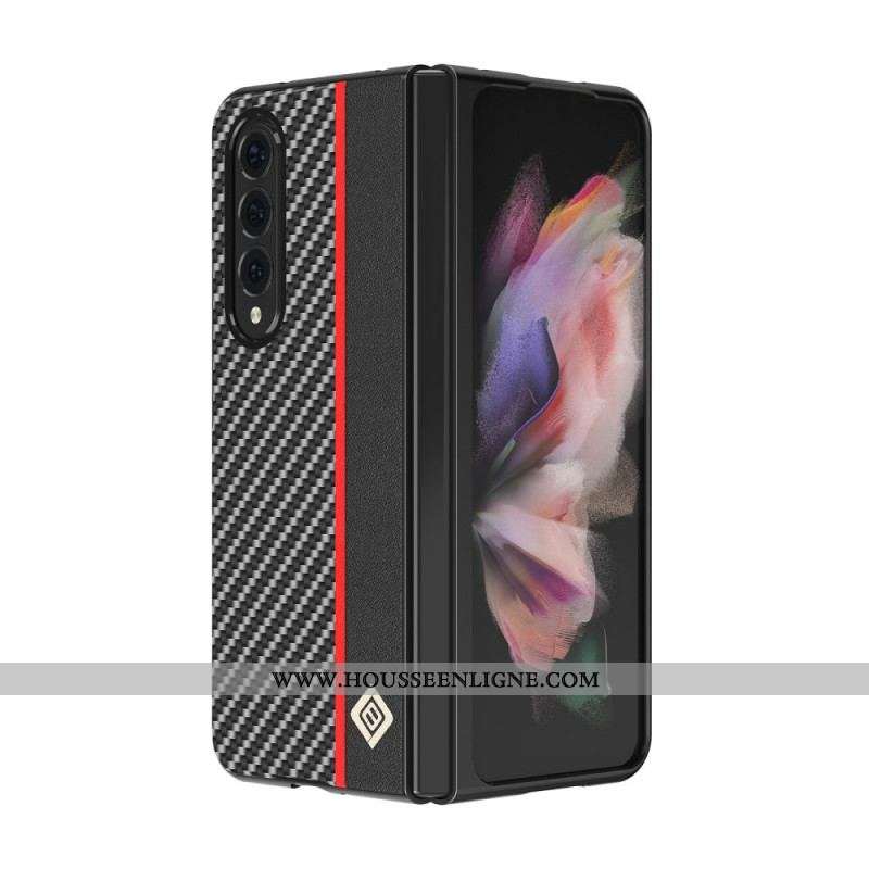 Coque Samsung Galaxy Z Fold 3 5G Fibre Carbone Line LC.IMEEKE