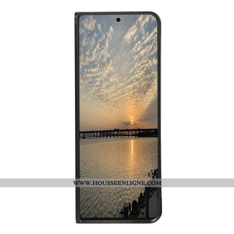 Coque Samsung Galaxy Z Fold 3 5G Simili Cuir Premium