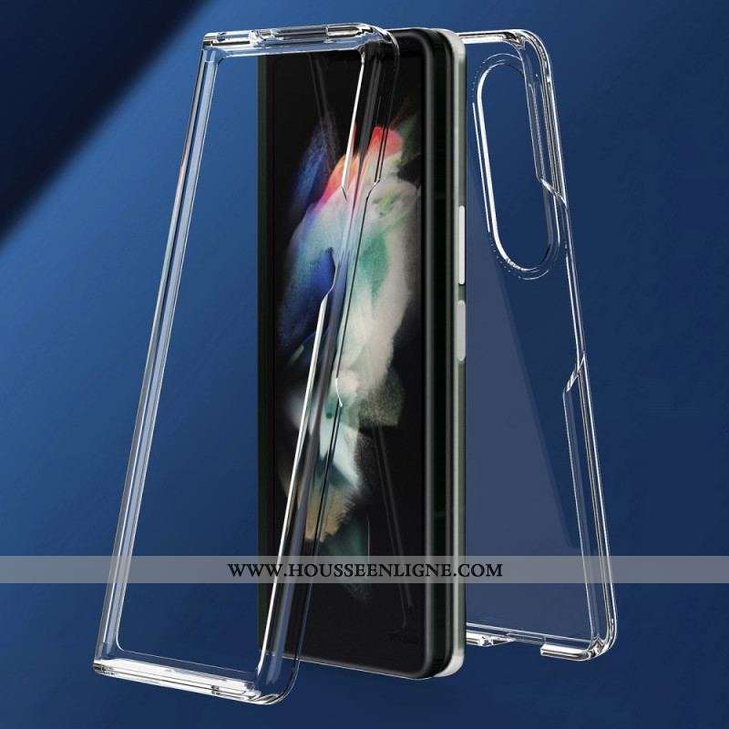 Coque Samsung Galaxy Z Fold 3 5G Transparente Rebords Colorés